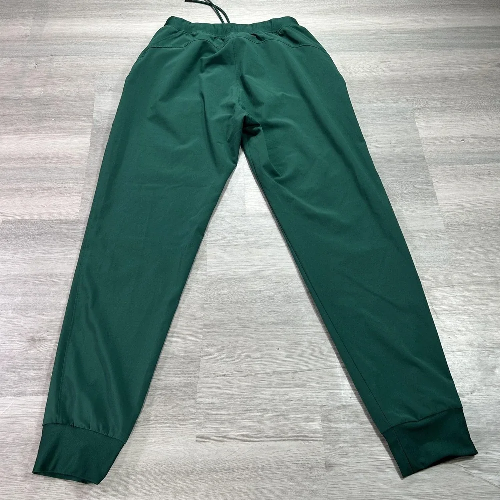 Under Armour HeatGear Pants Mens Small Green Jogger Elastic Waist 1348447